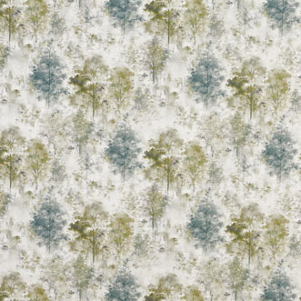Woodland, Lagoon - Fabric Only